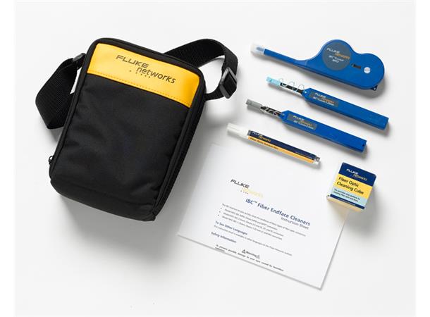 Fluke F/O Cleaning kit inkl one-click SC, LC, MPO duk och spritpenna